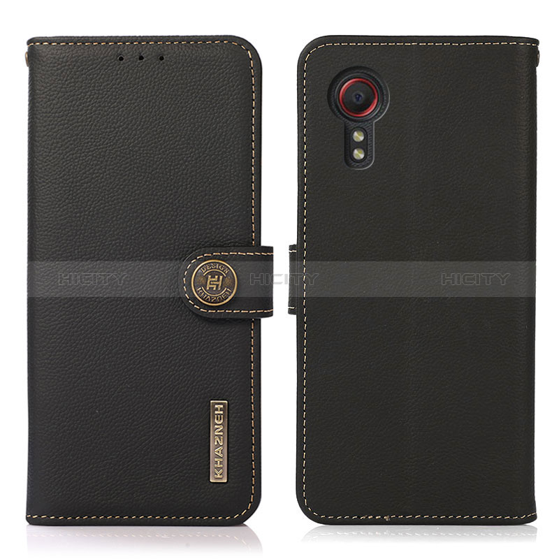 Custodia Portafoglio In Pelle Cover con Supporto B02H per Samsung Galaxy XCover 5 SM-G525F