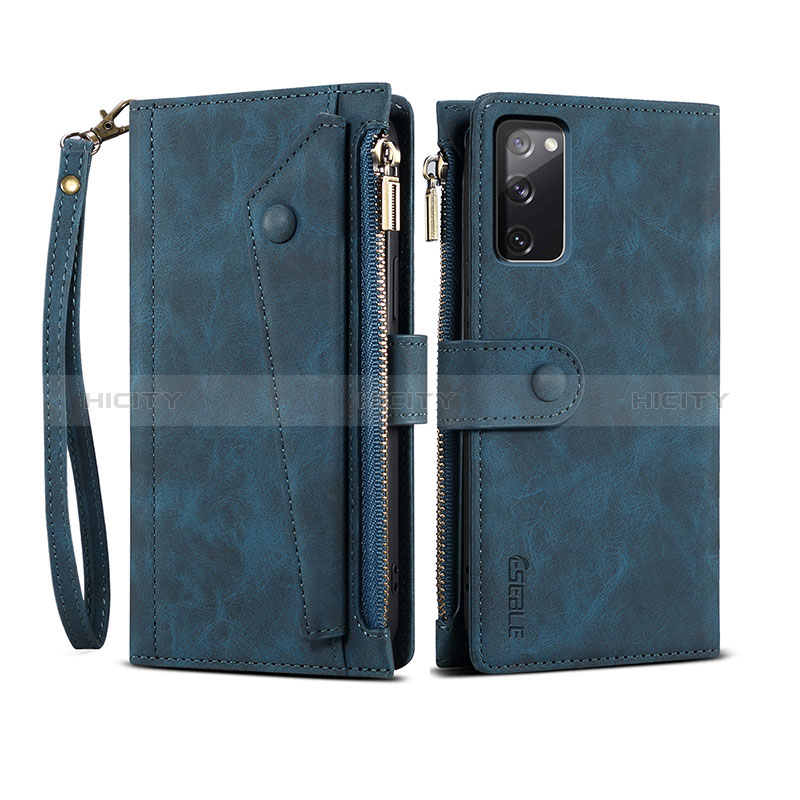 Custodia Portafoglio In Pelle Cover con Supporto B02S per Samsung Galaxy S20 FE 5G