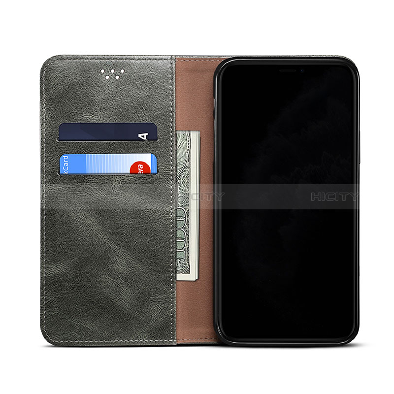 Custodia Portafoglio In Pelle Cover con Supporto B02S per Xiaomi Poco M3
