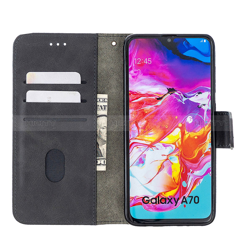 Custodia Portafoglio In Pelle Cover con Supporto B03F per Samsung Galaxy A70