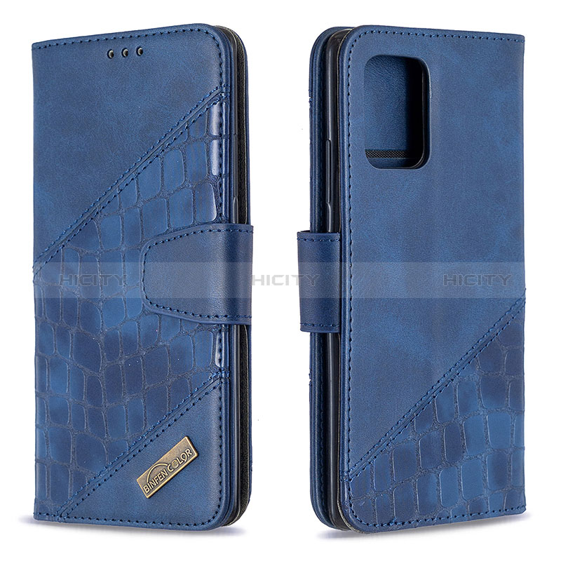 Custodia Portafoglio In Pelle Cover con Supporto B03F per Samsung Galaxy A91