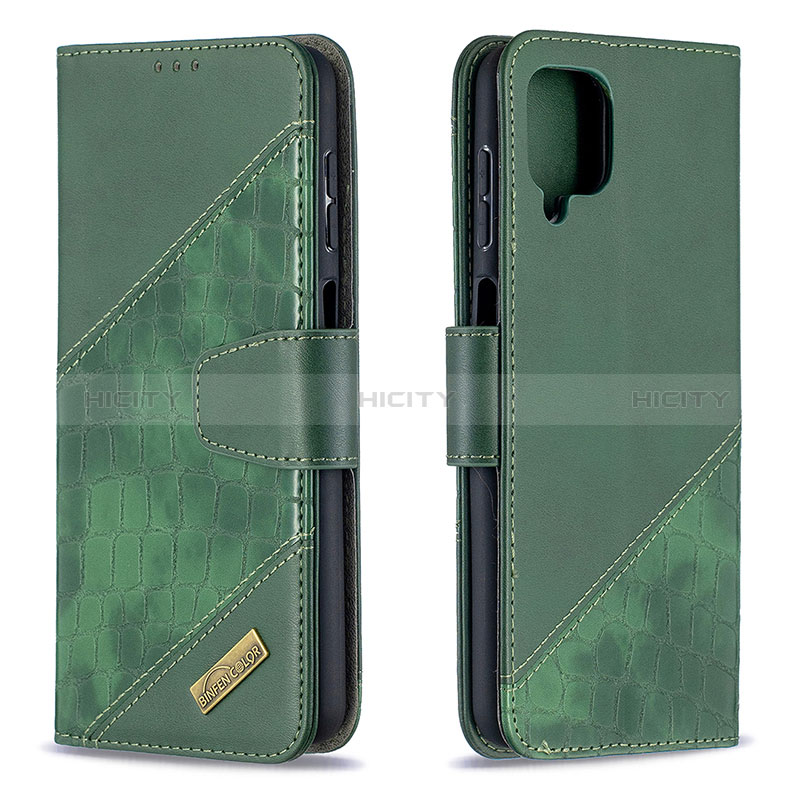 Custodia Portafoglio In Pelle Cover con Supporto B03F per Samsung Galaxy M12