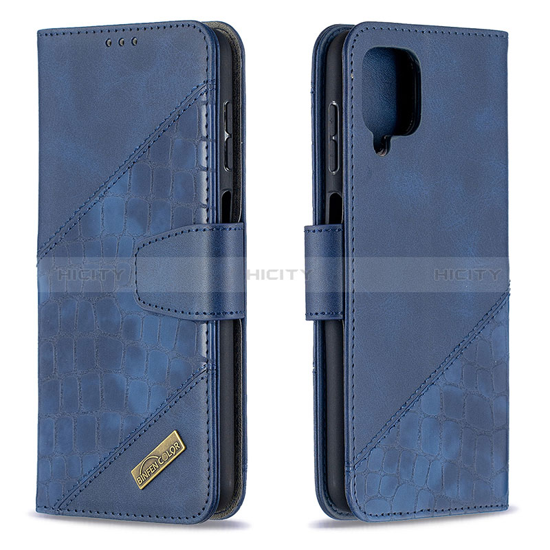 Custodia Portafoglio In Pelle Cover con Supporto B03F per Samsung Galaxy M12
