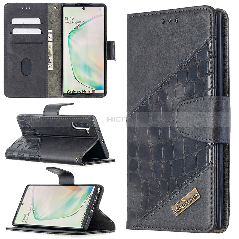 Custodia Portafoglio In Pelle Cover con Supporto B03F per Samsung Galaxy Note 10 5G