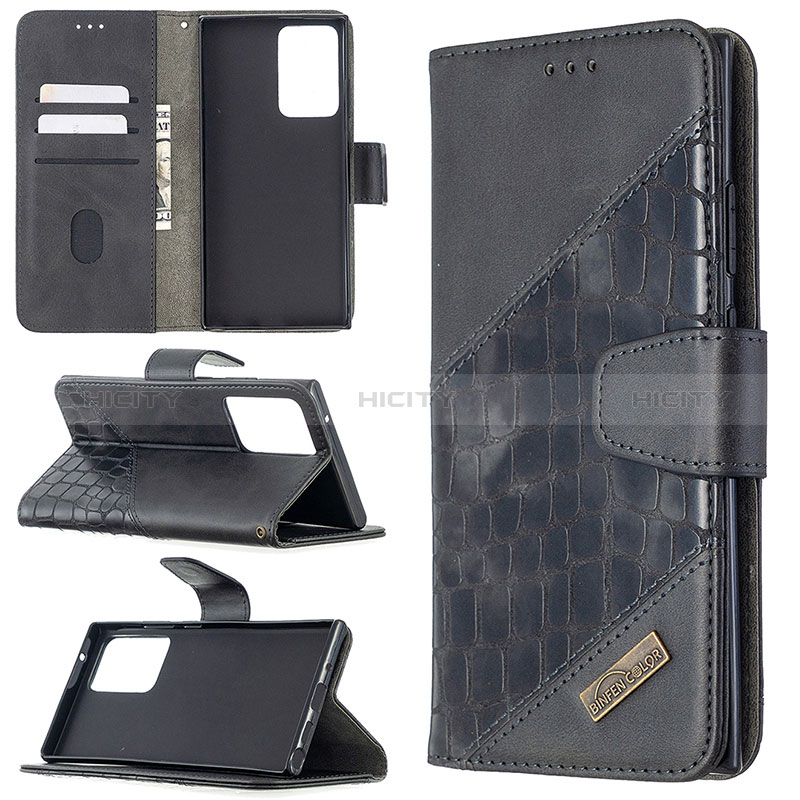 Custodia Portafoglio In Pelle Cover con Supporto B03F per Samsung Galaxy Note 20 Ultra 5G