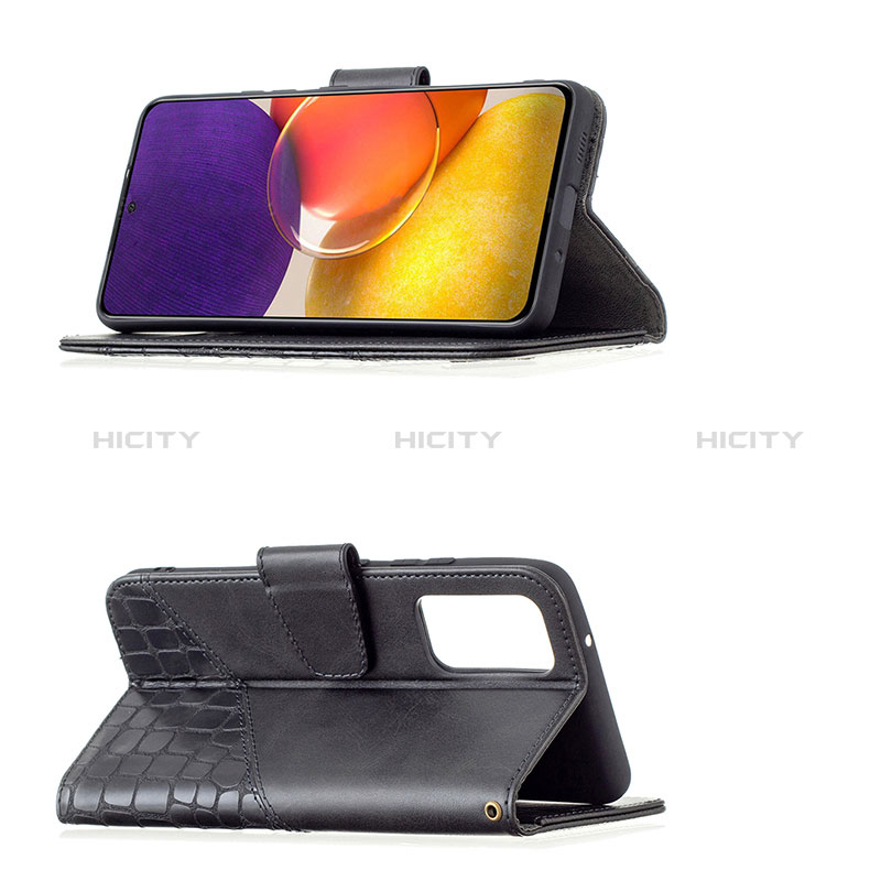 Custodia Portafoglio In Pelle Cover con Supporto B03F per Samsung Galaxy Quantum2 5G