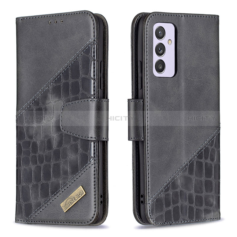 Custodia Portafoglio In Pelle Cover con Supporto B03F per Samsung Galaxy Quantum2 5G