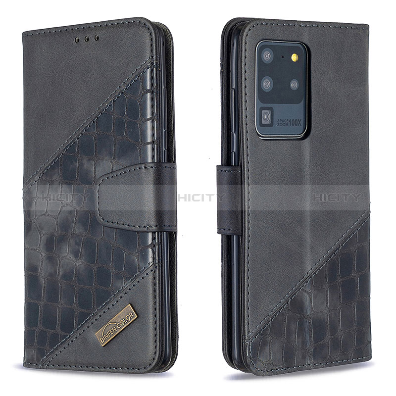 Custodia Portafoglio In Pelle Cover con Supporto B03F per Samsung Galaxy S20 Ultra