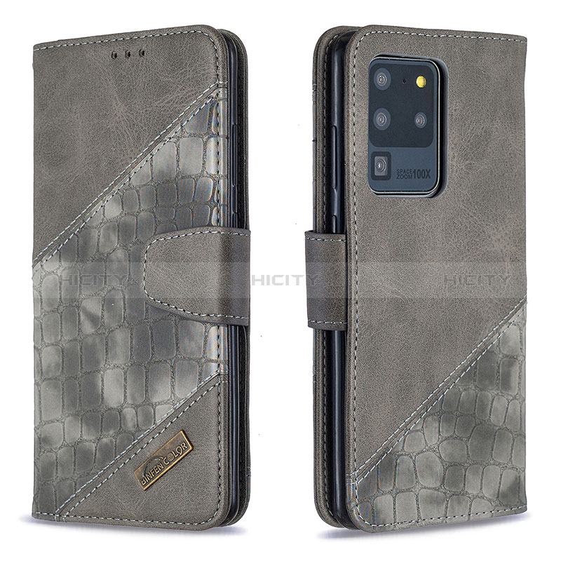 Custodia Portafoglio In Pelle Cover con Supporto B03F per Samsung Galaxy S20 Ultra 5G