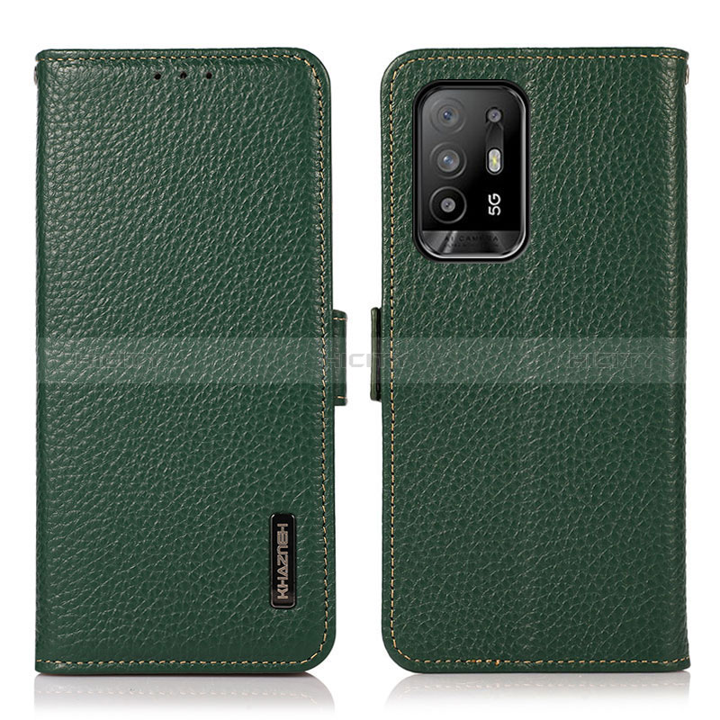 Custodia Portafoglio In Pelle Cover con Supporto B03H per Oppo Reno5 Lite