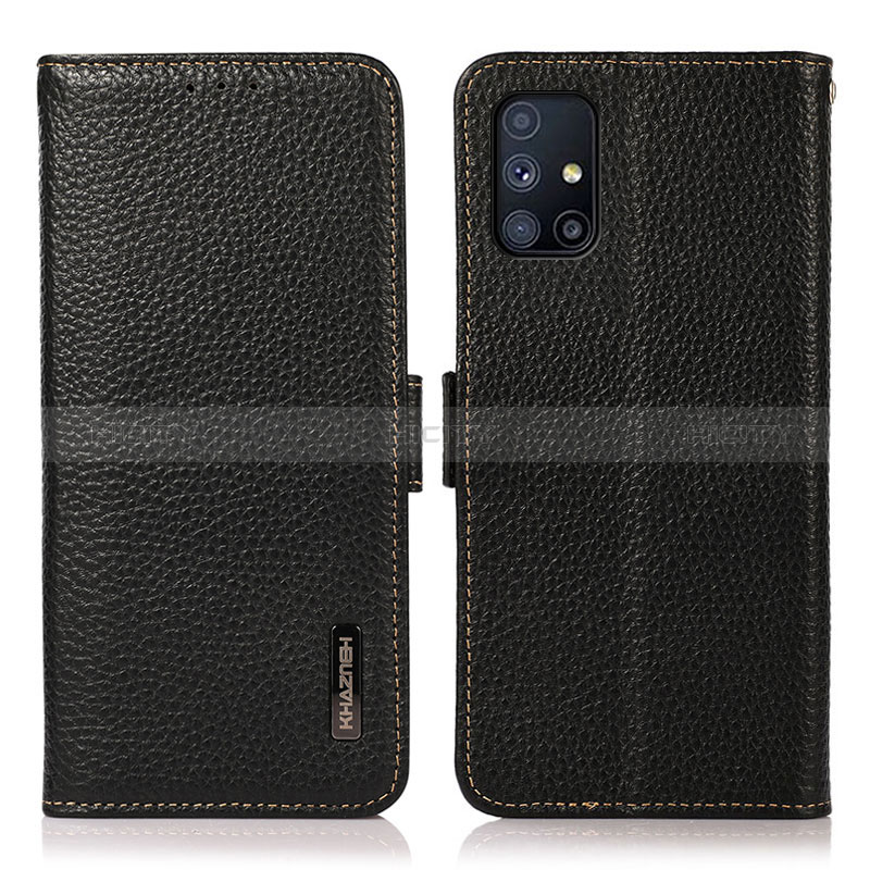 Custodia Portafoglio In Pelle Cover con Supporto B03H per Samsung Galaxy M51