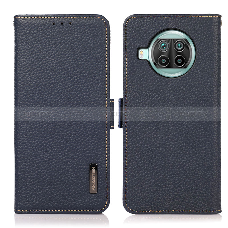 Custodia Portafoglio In Pelle Cover con Supporto B03H per Xiaomi Mi 10T Lite 5G Blu