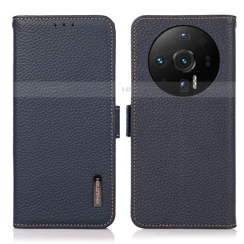 Custodia Portafoglio In Pelle Cover con Supporto B03H per Xiaomi Mi 12 Ultra 5G Blu