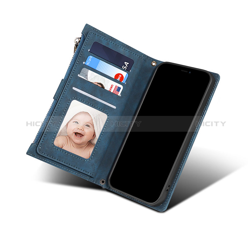 Custodia Portafoglio In Pelle Cover con Supporto B03S per Samsung Galaxy S20 Ultra