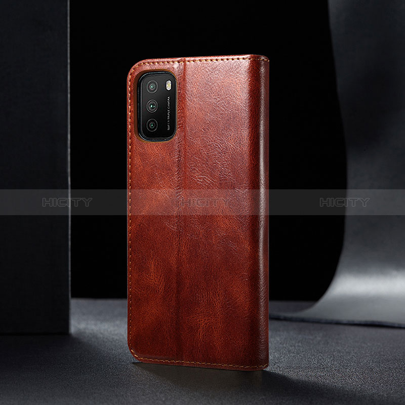 Custodia Portafoglio In Pelle Cover con Supporto B03S per Xiaomi Poco M3