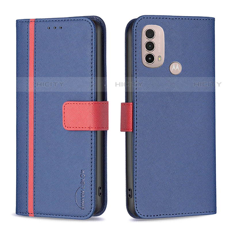 Custodia Portafoglio In Pelle Cover con Supporto B04F per Motorola Moto E40