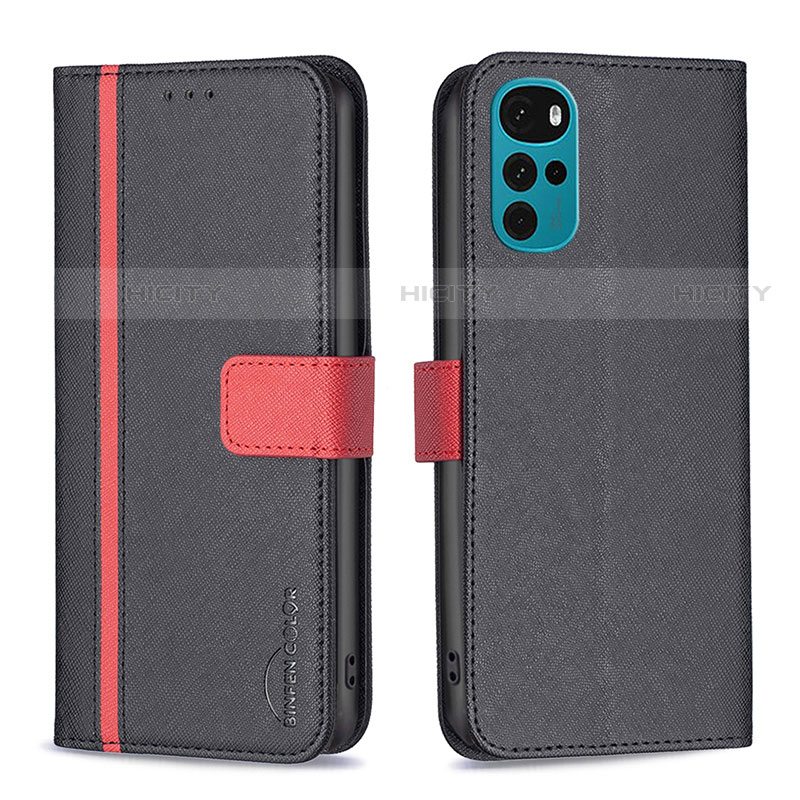 Custodia Portafoglio In Pelle Cover con Supporto B04F per Motorola Moto G22