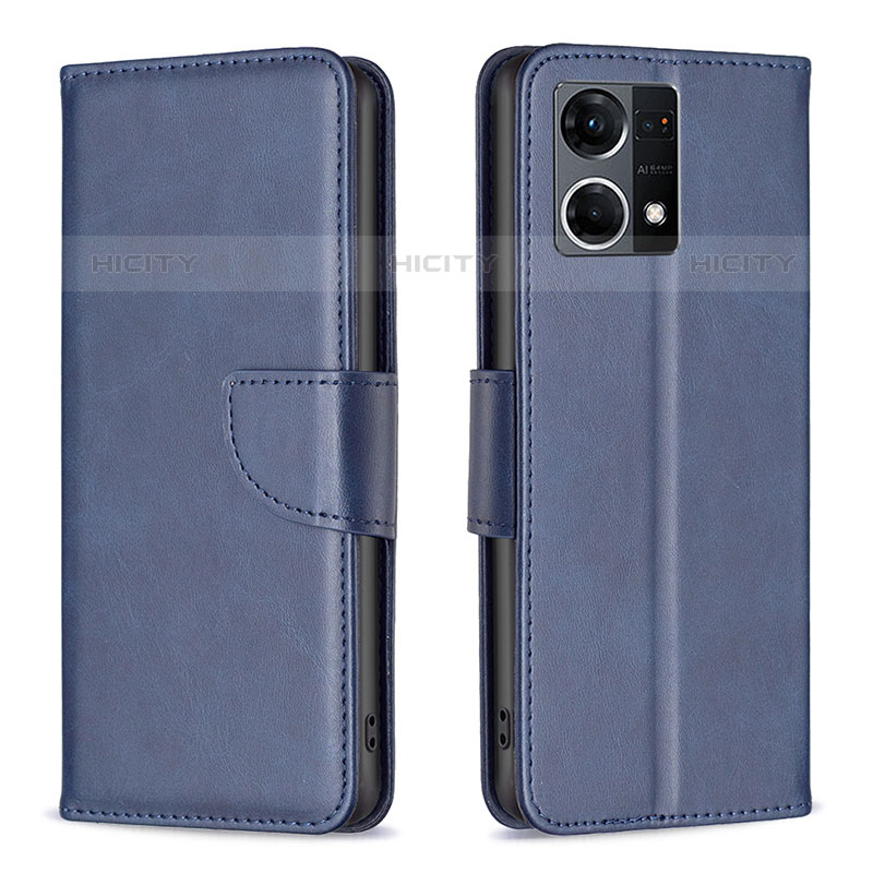 Custodia Portafoglio In Pelle Cover con Supporto B04F per Oppo F21 Pro 4G