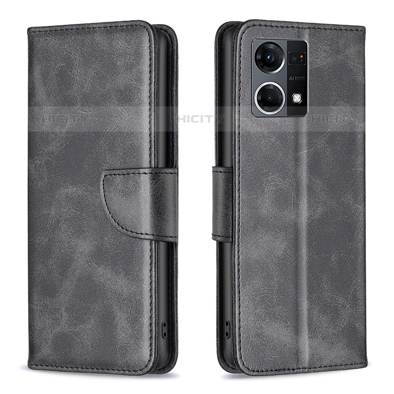 Custodia Portafoglio In Pelle Cover con Supporto B04F per Oppo Reno7 4G