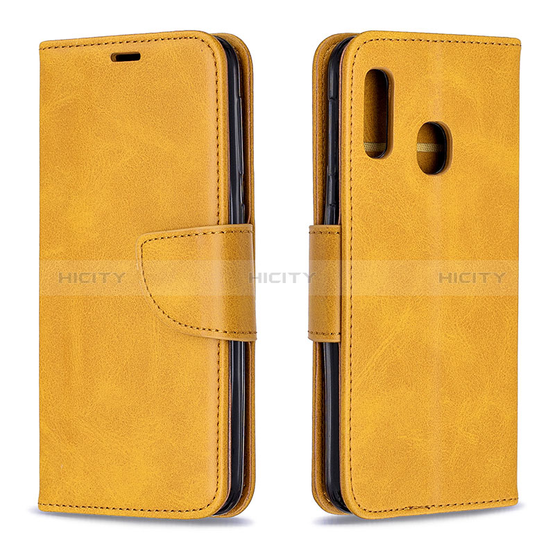 Custodia Portafoglio In Pelle Cover con Supporto B04F per Samsung Galaxy A20e