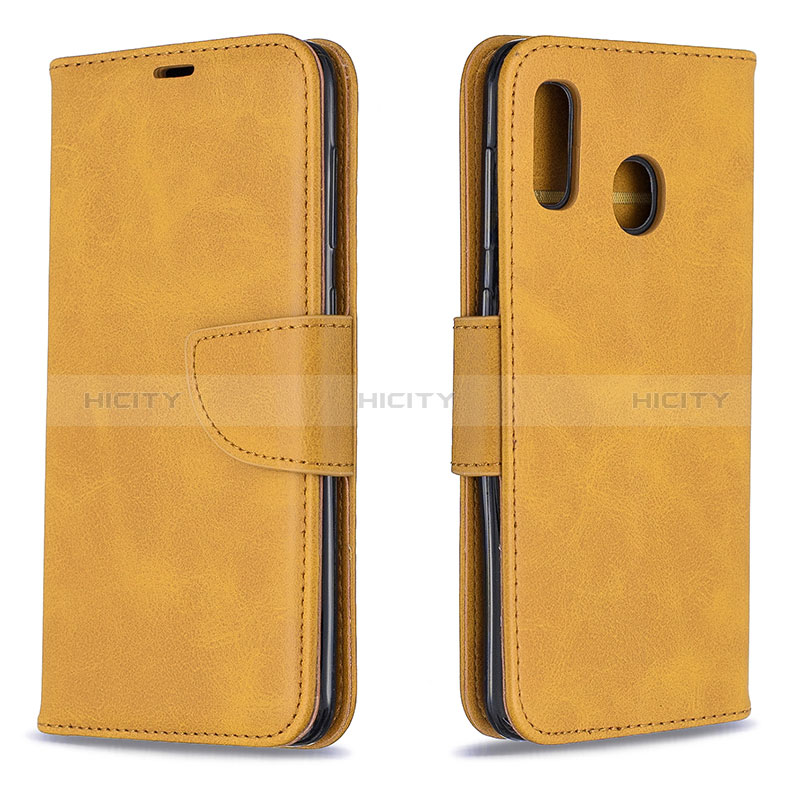 Custodia Portafoglio In Pelle Cover con Supporto B04F per Samsung Galaxy A30