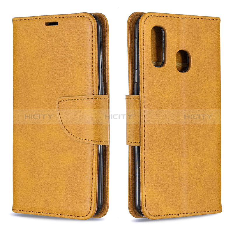 Custodia Portafoglio In Pelle Cover con Supporto B04F per Samsung Galaxy A40