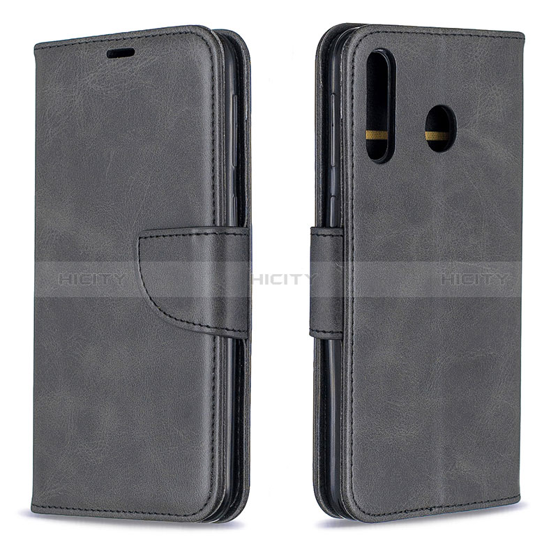 Custodia Portafoglio In Pelle Cover con Supporto B04F per Samsung Galaxy A40s Nero