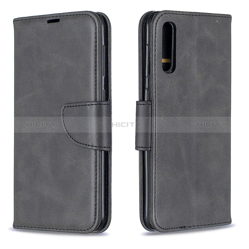 Custodia Portafoglio In Pelle Cover con Supporto B04F per Samsung Galaxy A50 Nero