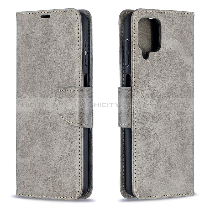 Custodia Portafoglio In Pelle Cover con Supporto B04F per Samsung Galaxy F12