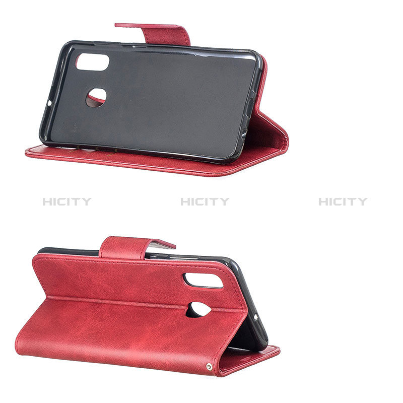 Custodia Portafoglio In Pelle Cover con Supporto B04F per Samsung Galaxy M10S