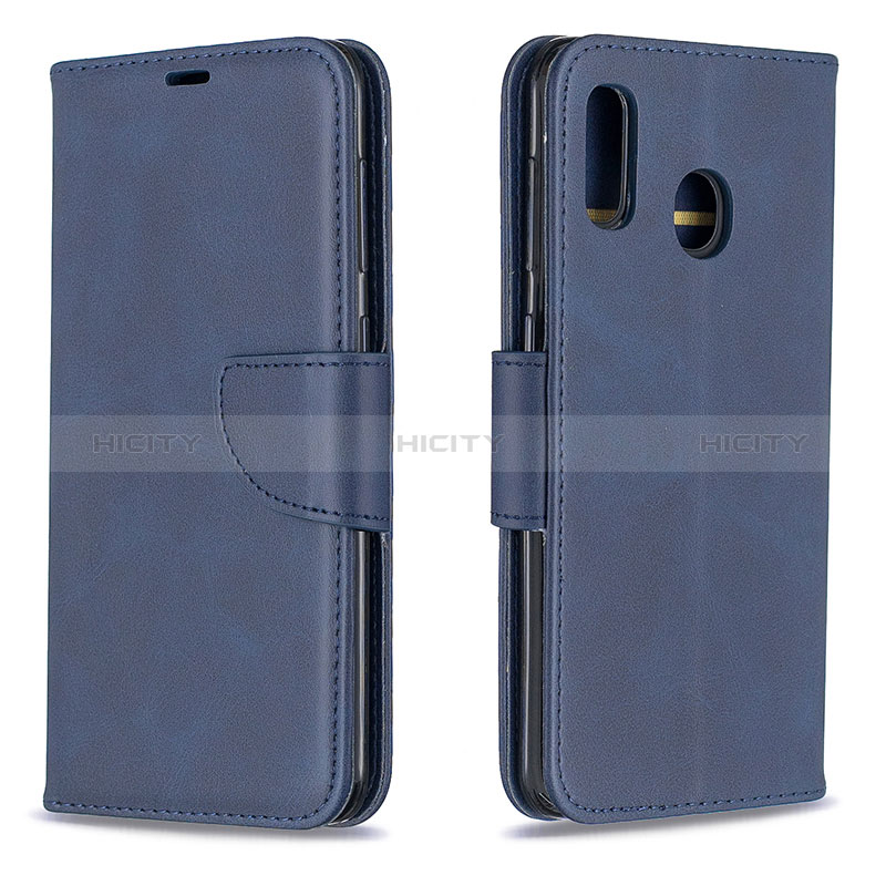 Custodia Portafoglio In Pelle Cover con Supporto B04F per Samsung Galaxy M10S