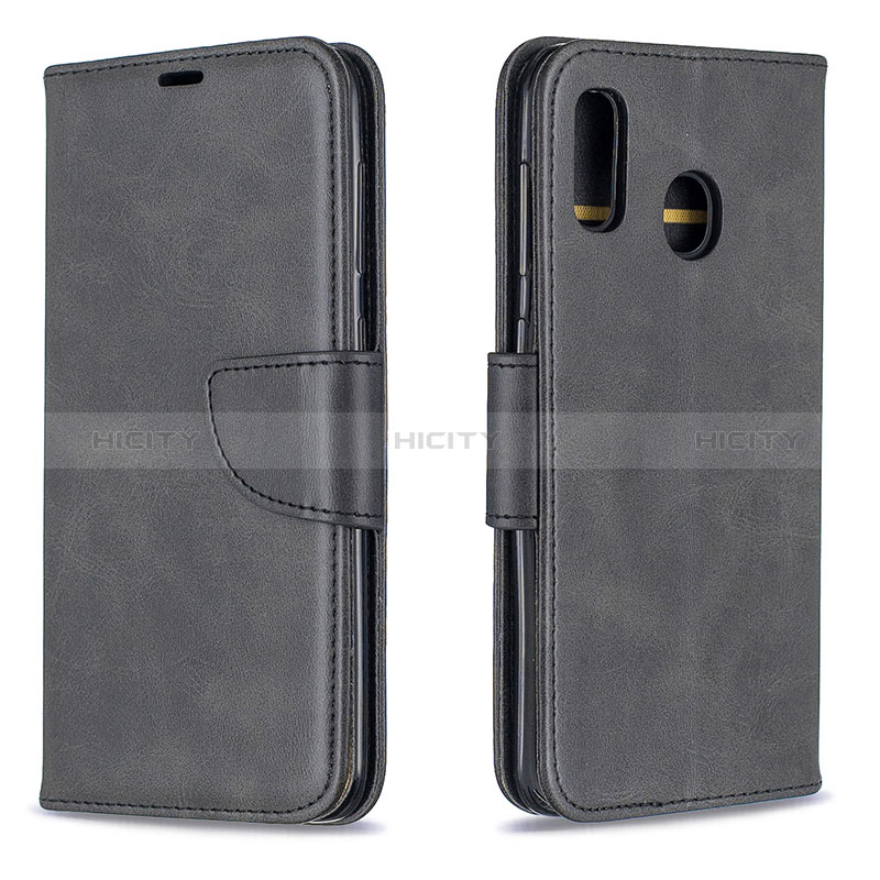 Custodia Portafoglio In Pelle Cover con Supporto B04F per Samsung Galaxy M10S