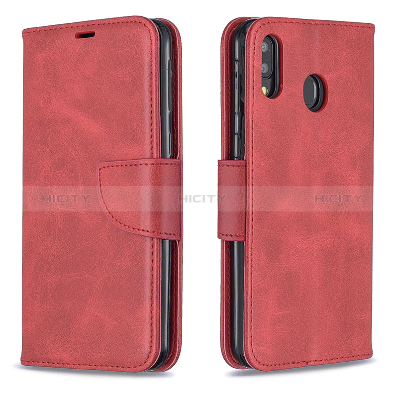 Custodia Portafoglio In Pelle Cover con Supporto B04F per Samsung Galaxy M20