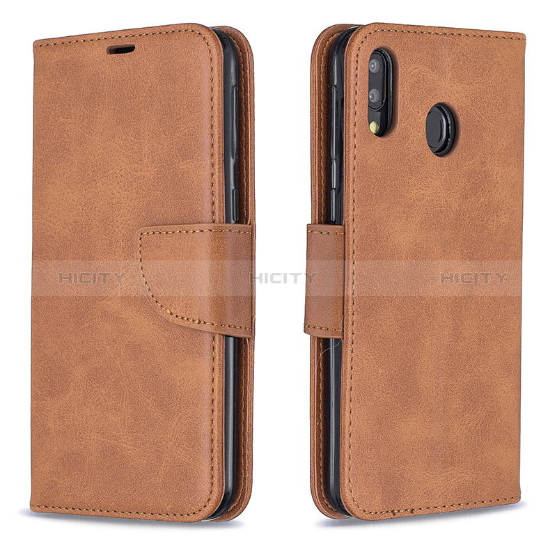 Custodia Portafoglio In Pelle Cover con Supporto B04F per Samsung Galaxy M20