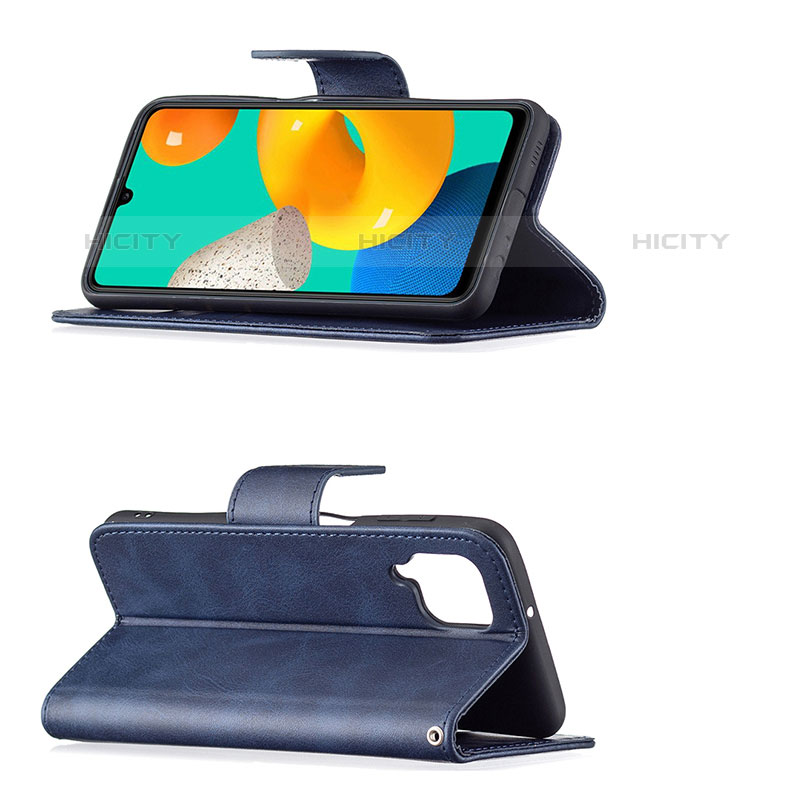 Custodia Portafoglio In Pelle Cover con Supporto B04F per Samsung Galaxy M32 4G