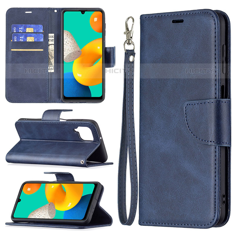 Custodia Portafoglio In Pelle Cover con Supporto B04F per Samsung Galaxy M32 4G