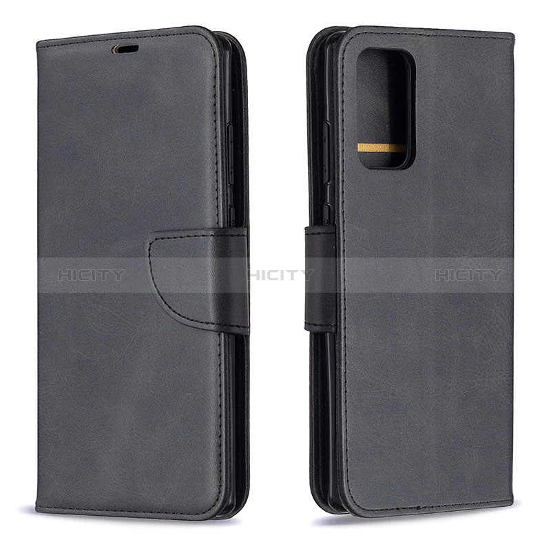 Custodia Portafoglio In Pelle Cover con Supporto B04F per Samsung Galaxy Note 20 5G Nero