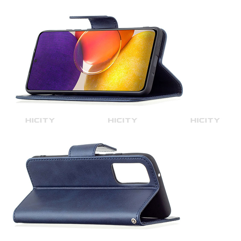 Custodia Portafoglio In Pelle Cover con Supporto B04F per Samsung Galaxy Quantum2 5G