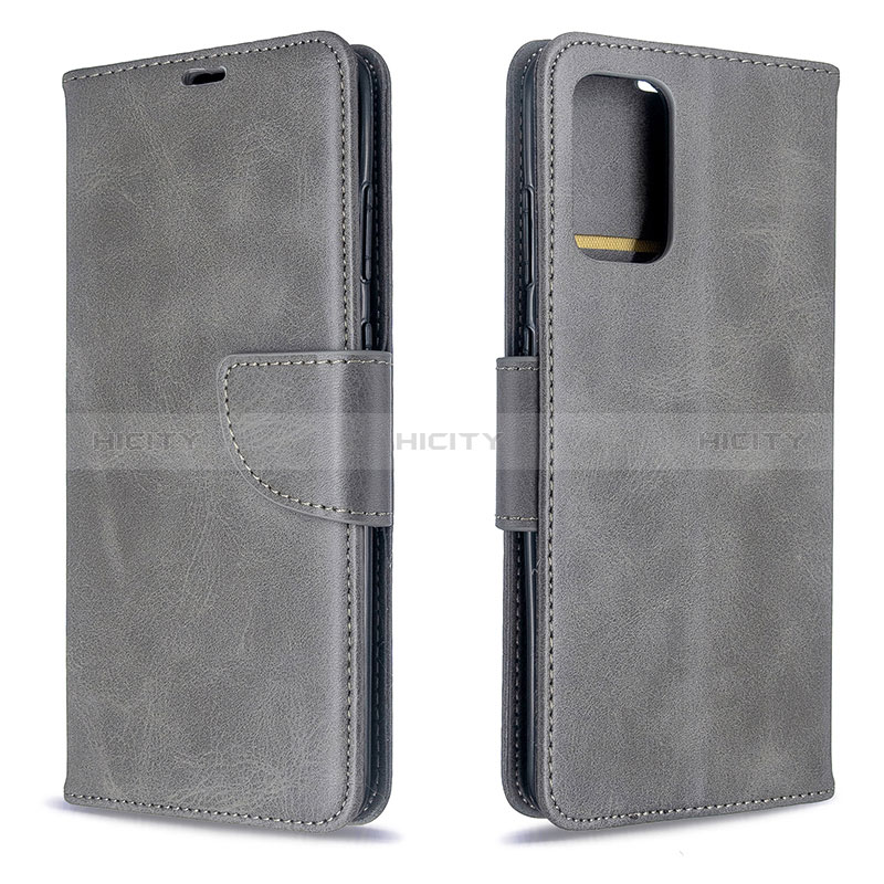 Custodia Portafoglio In Pelle Cover con Supporto B04F per Samsung Galaxy S20 5G Grigio