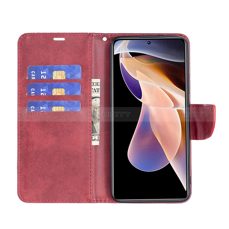 Custodia Portafoglio In Pelle Cover con Supporto B04F per Xiaomi Mi 11i 5G (2022)