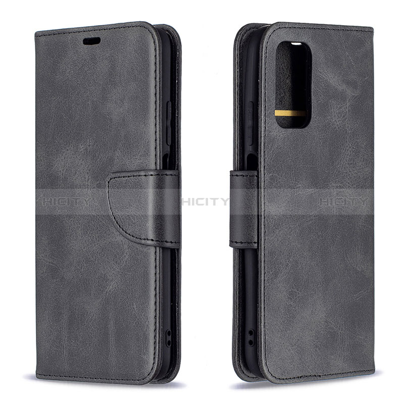 Custodia Portafoglio In Pelle Cover con Supporto B04F per Xiaomi Poco M3 Nero