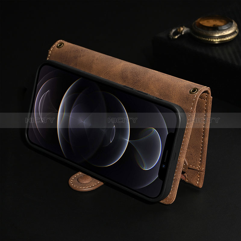 Custodia Portafoglio In Pelle Cover con Supporto B04S per Samsung Galaxy S20 Ultra