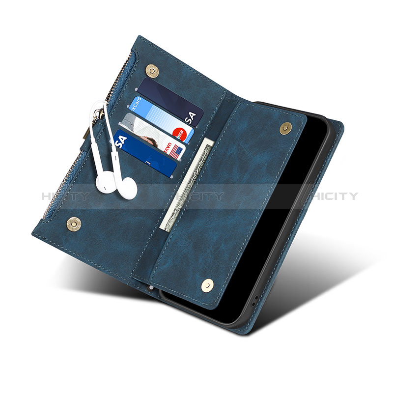 Custodia Portafoglio In Pelle Cover con Supporto B04S per Samsung Galaxy S20 Ultra