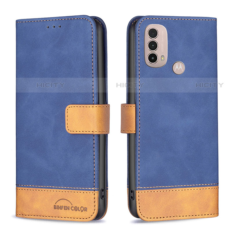 Custodia Portafoglio In Pelle Cover con Supporto B05F per Motorola Moto E40