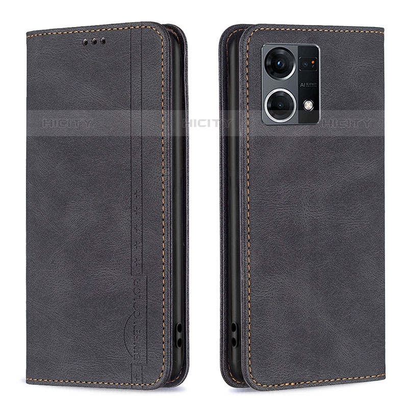 Custodia Portafoglio In Pelle Cover con Supporto B05F per Oppo Reno8 4G