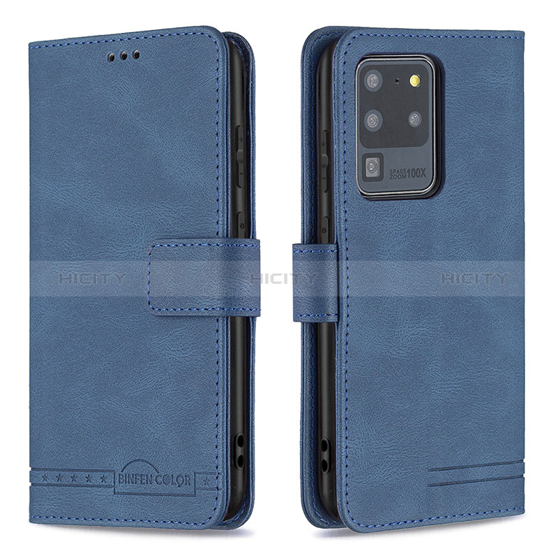 Custodia Portafoglio In Pelle Cover con Supporto B05F per Samsung Galaxy S20 Ultra