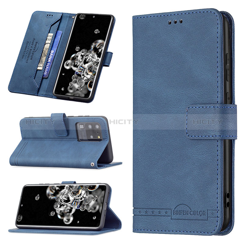 Custodia Portafoglio In Pelle Cover con Supporto B05F per Samsung Galaxy S20 Ultra