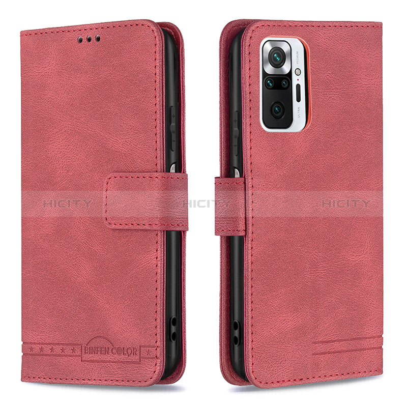 Custodia Portafoglio In Pelle Cover con Supporto B05F per Xiaomi Redmi Note 10 Pro 4G