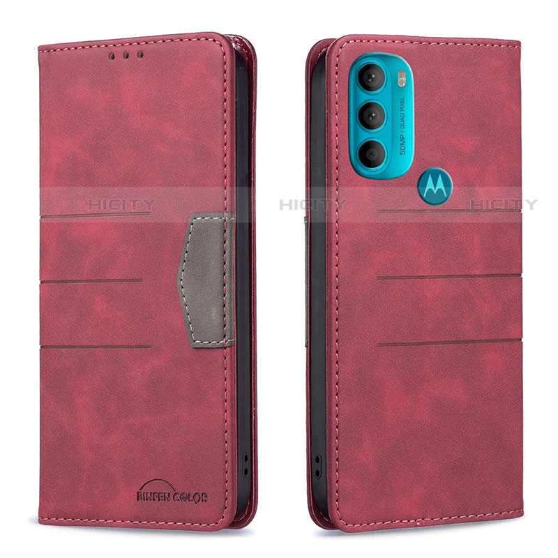 Custodia Portafoglio In Pelle Cover con Supporto B06F per Motorola Moto G71 5G