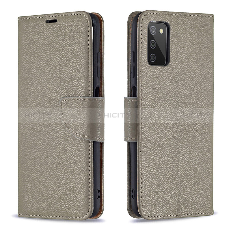 Custodia Portafoglio In Pelle Cover con Supporto B06F per Samsung Galaxy A02s